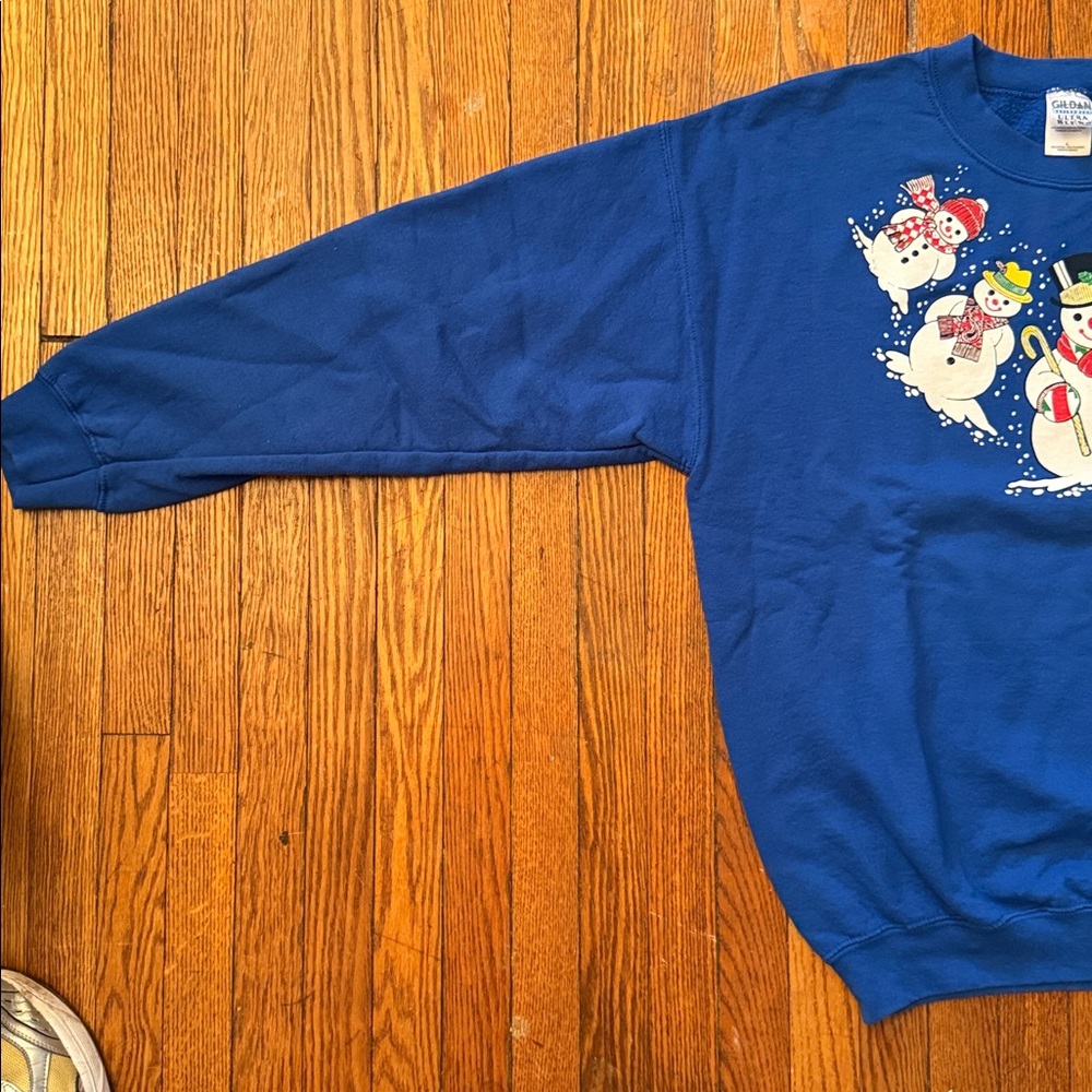 90’s Snowman Christmas Vintage Crewneck Sweater - Picture 6 of 12